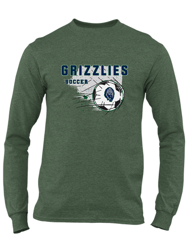 Copper Hills Grizzlies Soccer #2 Men's LS T-Shirt