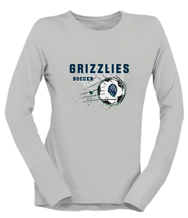 Copper Hills Grizzlies Soccer #2 Women's Premium LS T-Shirt