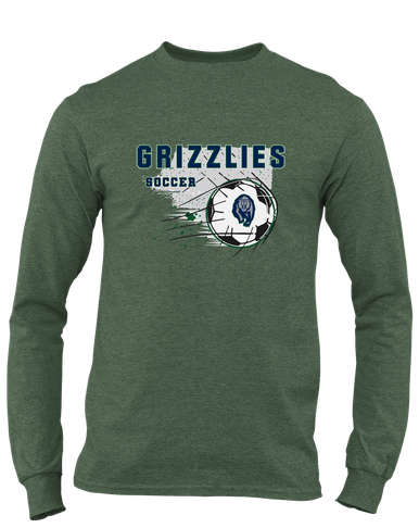 Copper Hills Grizzlies Soccer #2 Men's Premium LS T-Shirt