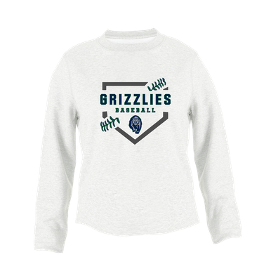 Copper Hills Grizzlies Baseball #2 Women's Sweatshirt