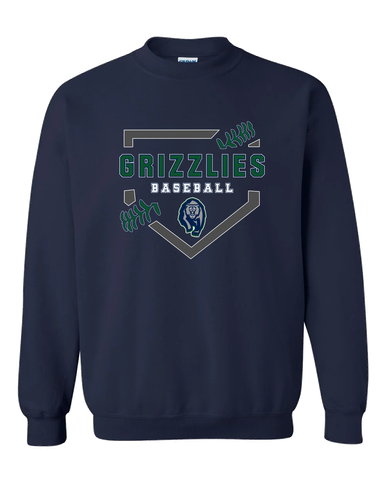 Copper Hills Grizzlies Baseball #2 Men's Sweatshirt