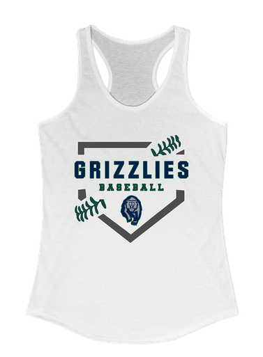 Copper Hills Grizzlies Baseball #2 Women's Tank Top