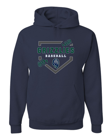 Copper Hills Grizzlies Baseball #2 Men's Premium Hoodie