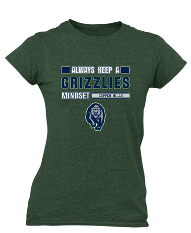 Copper Hills Grizzlies Mindset Women's SS T-Shirt