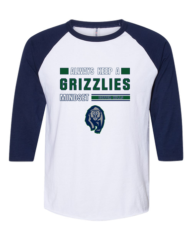 Copper Hills Grizzlies Mindset Men's Baseball T-Shirt