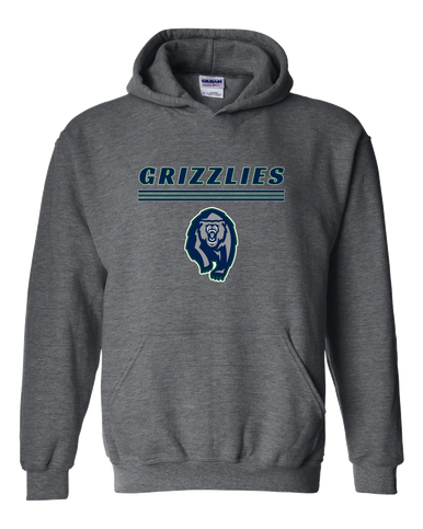 Copper Hills Grizzlies Mascot #8 Men's Hoodie