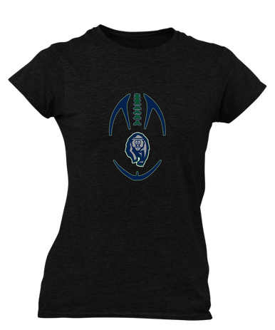 Copper Hills Grizzlies Football #4 Women's Premium SS T-Shirt