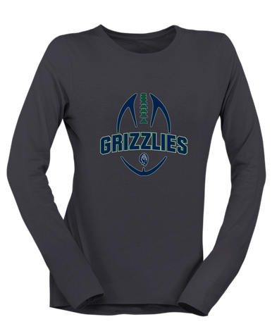 Copper Hills Grizzlies Football #5 Women's LS T-Shirt