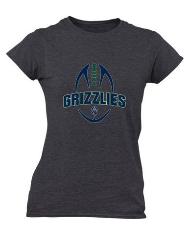 Copper Hills Grizzlies Football #5 Women's Premium SS T-Shirt