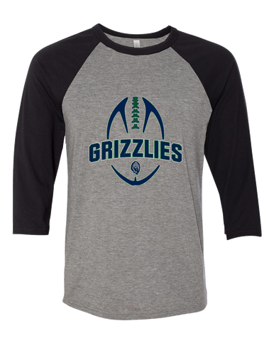 Copper Hills Grizzlies Football #5 Men's Baseball T-Shirt