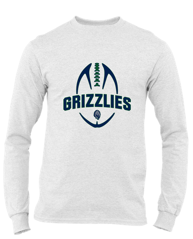 Copper Hills Grizzlies Football #5 Men's LS T-Shirt