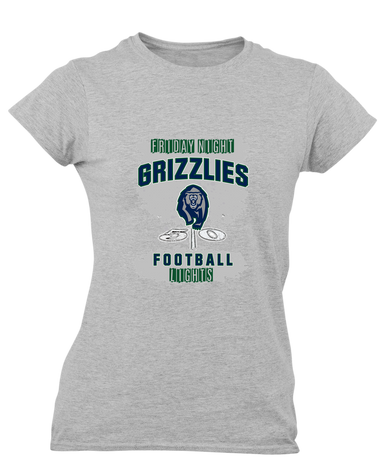 Copper Hills Grizzlies Football #6 Women's SS T-Shirt