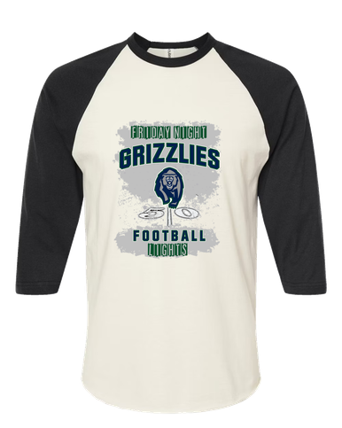 Copper Hills Grizzlies Football #6 Men's Baseball T-Shirt