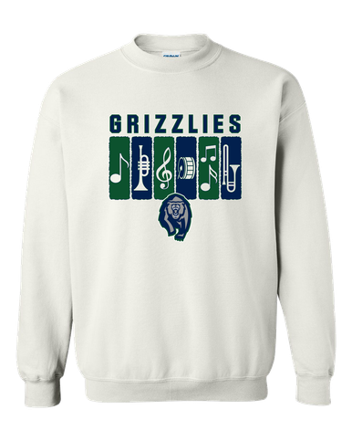 Copper Hills Grizzlies Band # 2 Men's Sweatshirt
