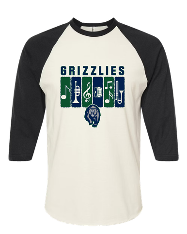 Copper Hills Grizzlies Band # 2 Men's Baseball T-Shirt