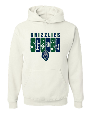 Copper Hills Grizzlies Band # 2 Men's Premium Hoodie