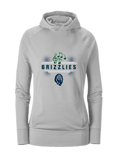Copper Hills Grizzlies Band # 3 Women's Hoodie