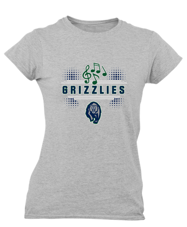 Copper Hills Grizzlies Band # 3 Women's SS T-Shirt