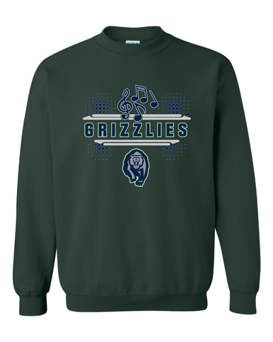 Copper Hills Grizzlies Band # 3 Men's Sweatshirt