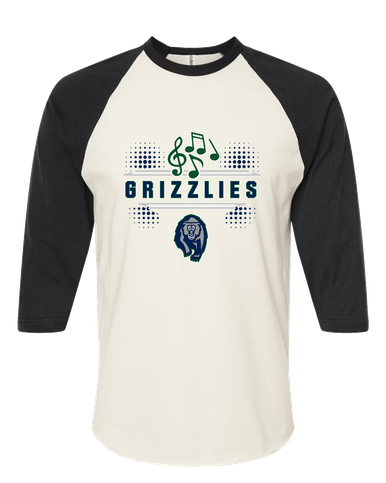 Copper Hills Grizzlies Band # 3 Women's Baseball T-Shirt