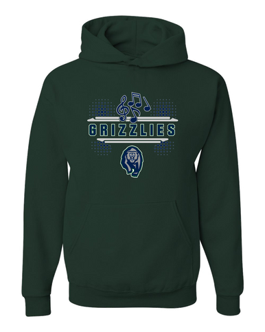 Copper Hills Grizzlies Band # 3 Men's Premium Hoodie