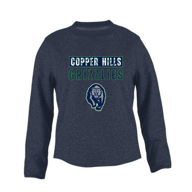 Copper Hills Grizzlies Mascot #9 Women's Sweatshirt