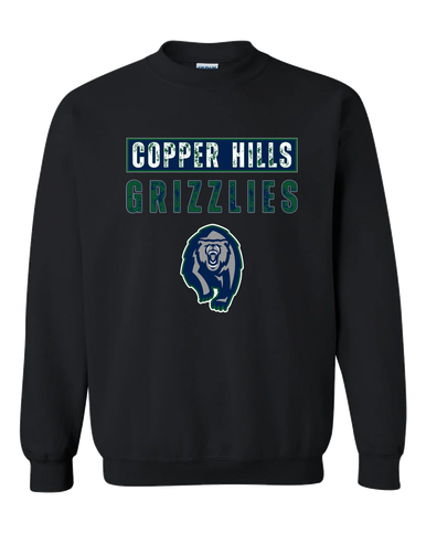 Copper Hills Grizzlies Mascot #9 Men's Sweatshirt