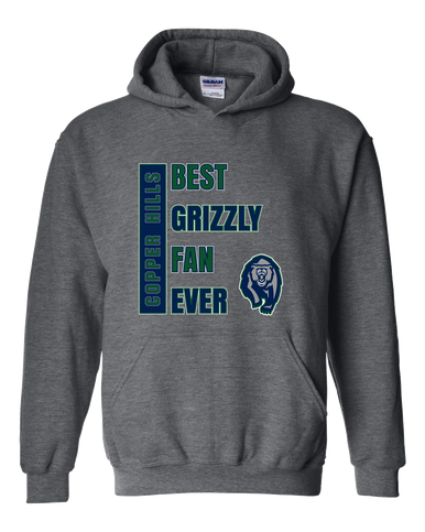 Copper Hills Grizzlies Best Grizzly Fan Men's Hoodie