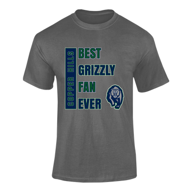 Copper Hills Grizzlies Best Grizzly Fan Men's SS T-Shirt