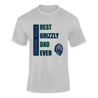 Copper Hills Grizzlies Best Grizzly Dad Men's SS T-Shirt