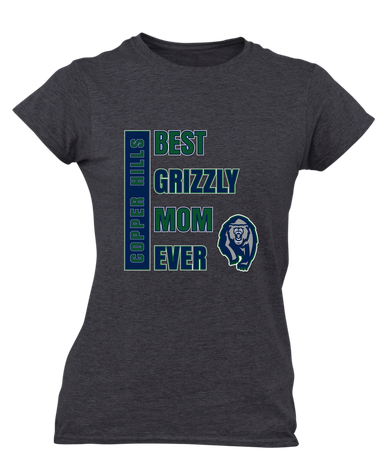 Copper Hills Grizzlies Best Grizzly Mom Women's SS T-Shirt