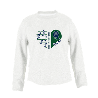 Copper Hills Grizzlies Heart Band Women's Sweatshirt