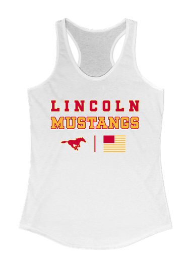 Abraham Lincoln Mustangs Spirit Flag Women's Tank Top