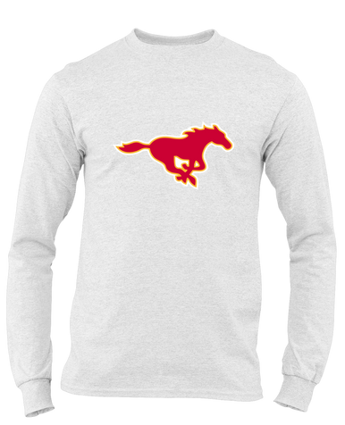 Abraham Lincoln Mustangs Mascot #1 Men's LS T-Shirt