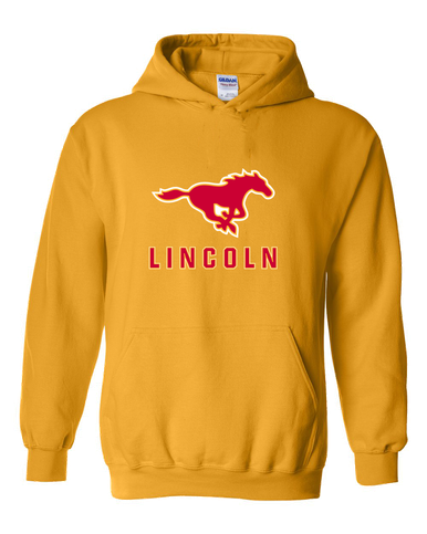 Abraham Lincoln Mustangs Mascot #2 Men's Hoodie