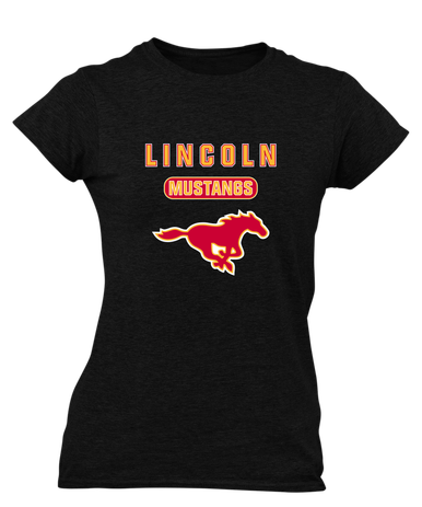 Abraham Lincoln Mustangs Mascot #3 Women's SS T-Shirt