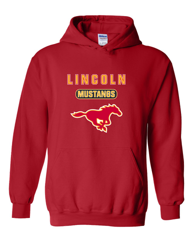Abraham Lincoln Mustangs Mascot #3 Men's Hoodie