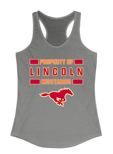 Abraham Lincoln Mustangs Property Of Women's Tank Top