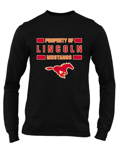Abraham Lincoln Mustangs Property Of Men's LS T-Shirt