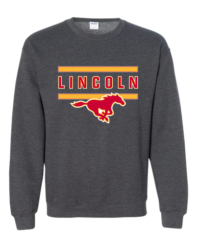 Abraham Lincoln Mustangs Mascot #4 Men's Sweatshirt