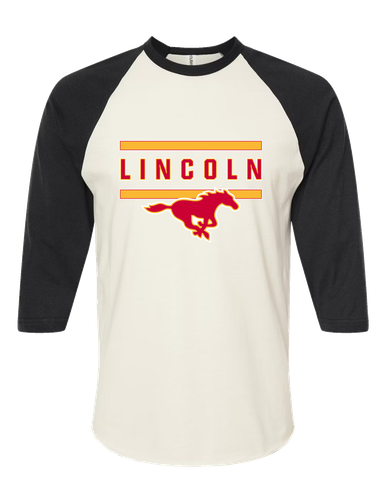 Abraham Lincoln Mustangs Mascot #4 Women's Baseball T-Shirt