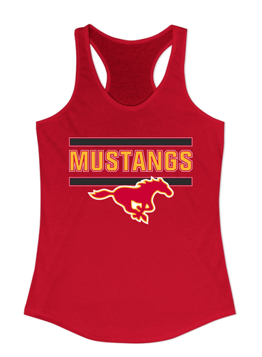 Abraham Lincoln Mustangs Mascot #5 Women's Tank Top