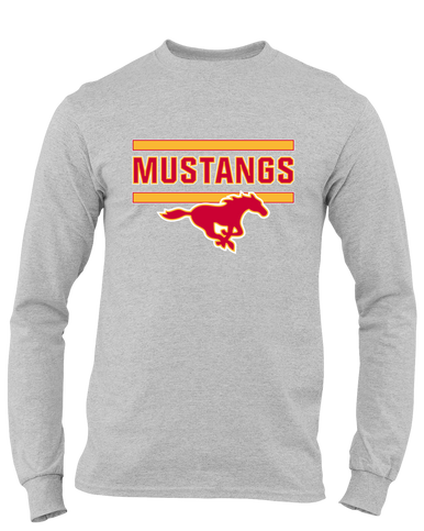 Abraham Lincoln Mustangs Mascot #5 Men's LS T-Shirt