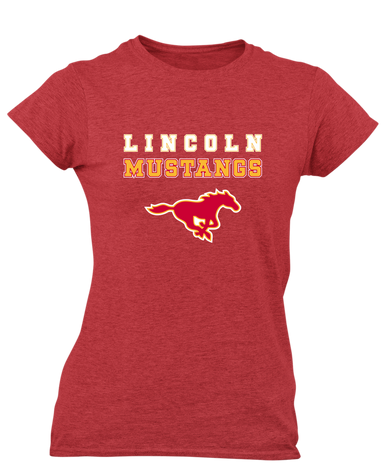 Abraham Lincoln Mustangs Spirit Women's SS T-Shirt