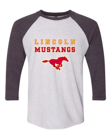 Abraham Lincoln Mustangs Spirit Women's Baseball T-Shirt