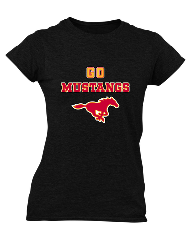 Abraham Lincoln Mustangs Go Team Women's SS T-Shirt