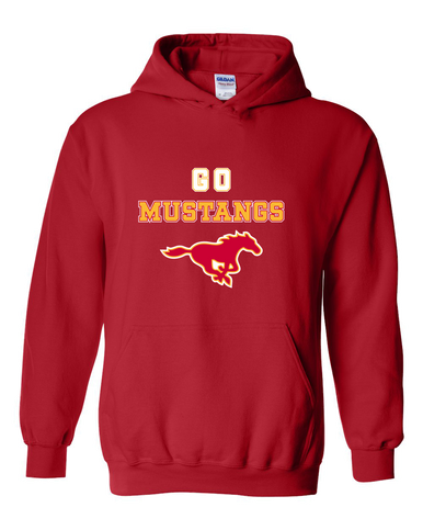 Abraham Lincoln Mustangs Go Team Men's Hoodie