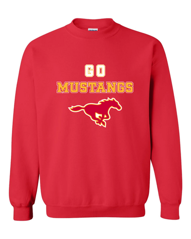 Abraham Lincoln Mustangs Go Team Men's Sweatshirt