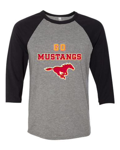 Abraham Lincoln Mustangs Go Team Women's Baseball T-Shirt