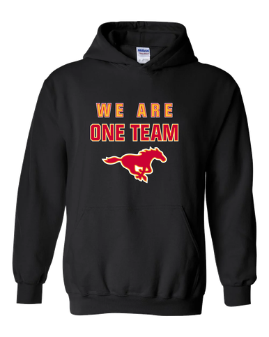Abraham Lincoln Mustangs We Are One Team Men's Hoodie